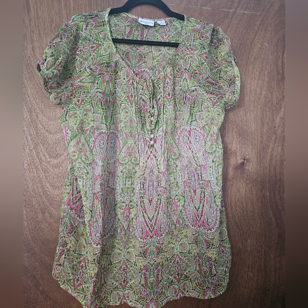 Womens Plus Size Liz Claiborne Blouse